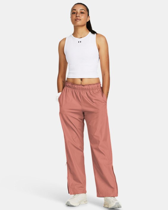 Women's UA Vanish Elite Woven Oversized Pants, Pink, pdpMainDesktop image number 2
